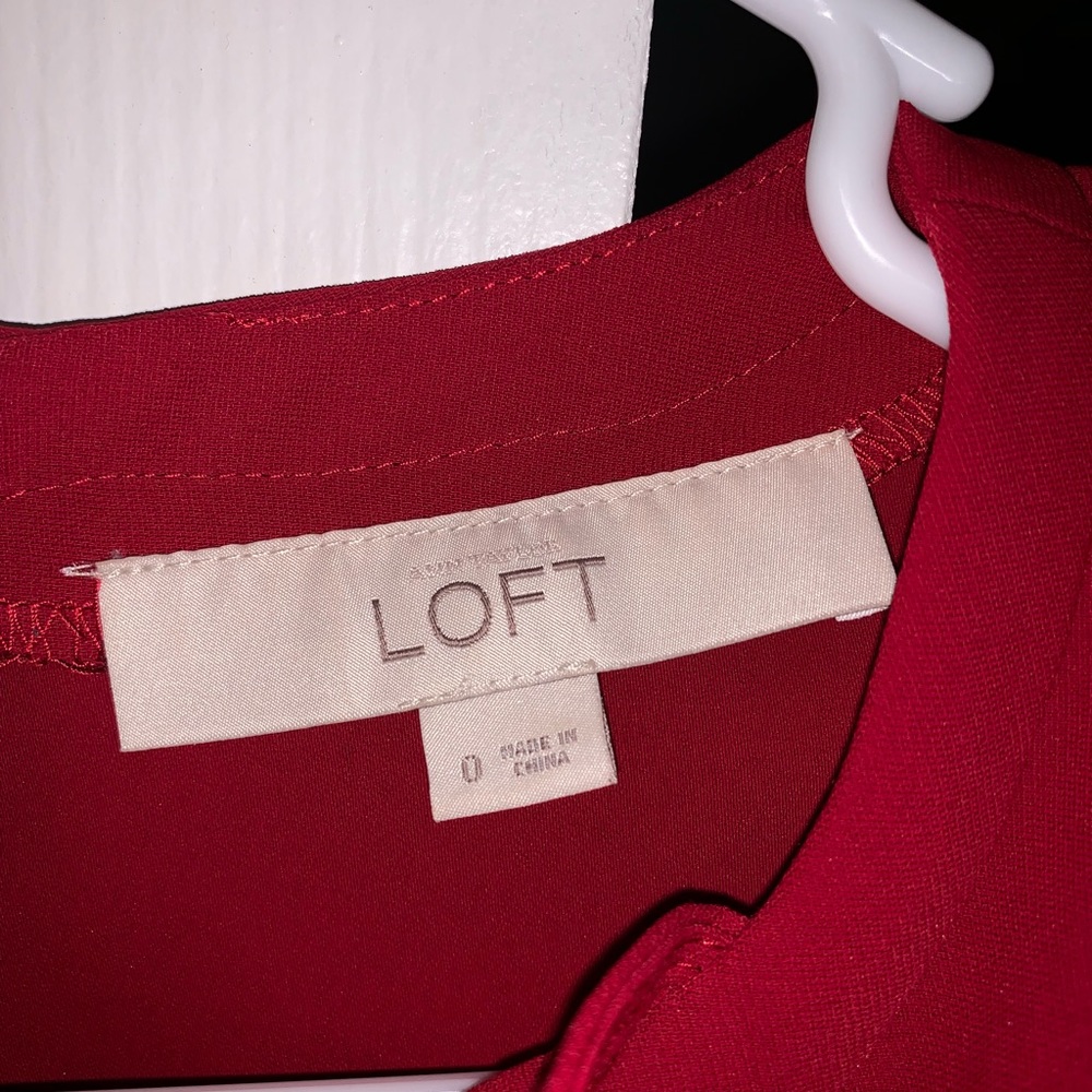Ann Taylor Loft Ruffle Dress - Picture 5 of 7